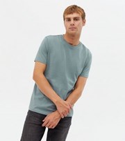 New Look Blue Short Sleeve Crew Neck T-Shirt